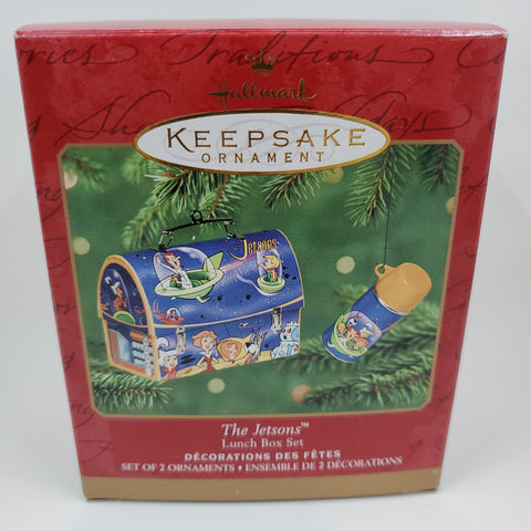 The Jetsons Lunch Box Set of 2 ornaments, Hallmark Keepsake Ornament dated 2001