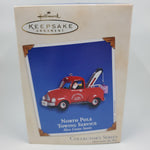 North Pole Towing Service - Here Comes Santa, Hallmark Keepsake Ornament Collector's Series dates 2002