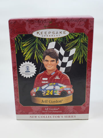 1997 Jeff Gordan, Stock Car Champions, NASCAR Ornament, w/ Trading Card