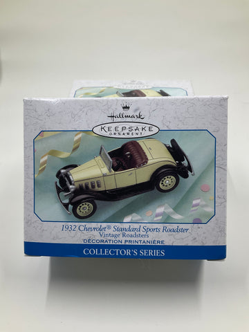 1932 Chevrolet Standard Sports Roadster, Vintage Roadsters, Hallmark Keepsake Ornament Collector’s Series dated 1999