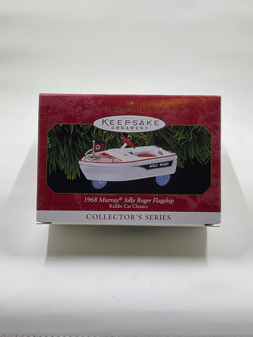 1968 Murray Jolly Roger Flagship, Kiddie Car Classics, Hallmark Keepsake Ornament Collector’s Series dated 1999