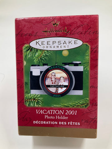 Vacation 2001, photo Holder, Hallmark Keepsake Ornament