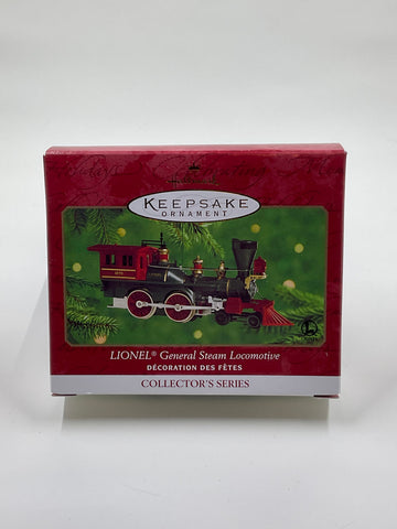 Lionel General Steam Locomotive, Hallmark Keepsake Ornament Collector’s Series dated 2000