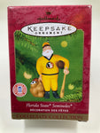 Florida State Seminoles, All-Sport Santa, Collegiate Collection, Hallmark Keepsake Ornament dated 2001