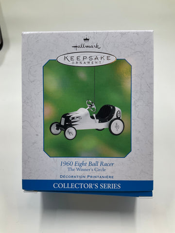 1960 Eight Ball Racer, The Winner’s Circle, Hallmark Keepsake Ornament Collector’s Series dated 2001