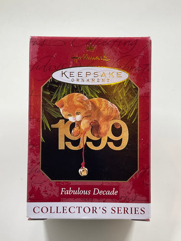 Fabulous Decade, Hallmark Keepsake Ornament Collector’s Series dated 1999