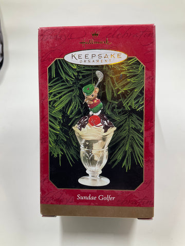 Sundae Golfer, Hallmark Keepsake Ornament dated 1999